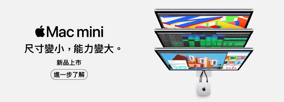 Mac mini | 尺寸變小，能力變大