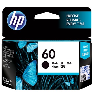 惠普HP 60號黑色墨水匣