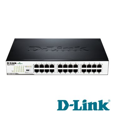 D-Link 24埠Giga交換式集線器-節能型