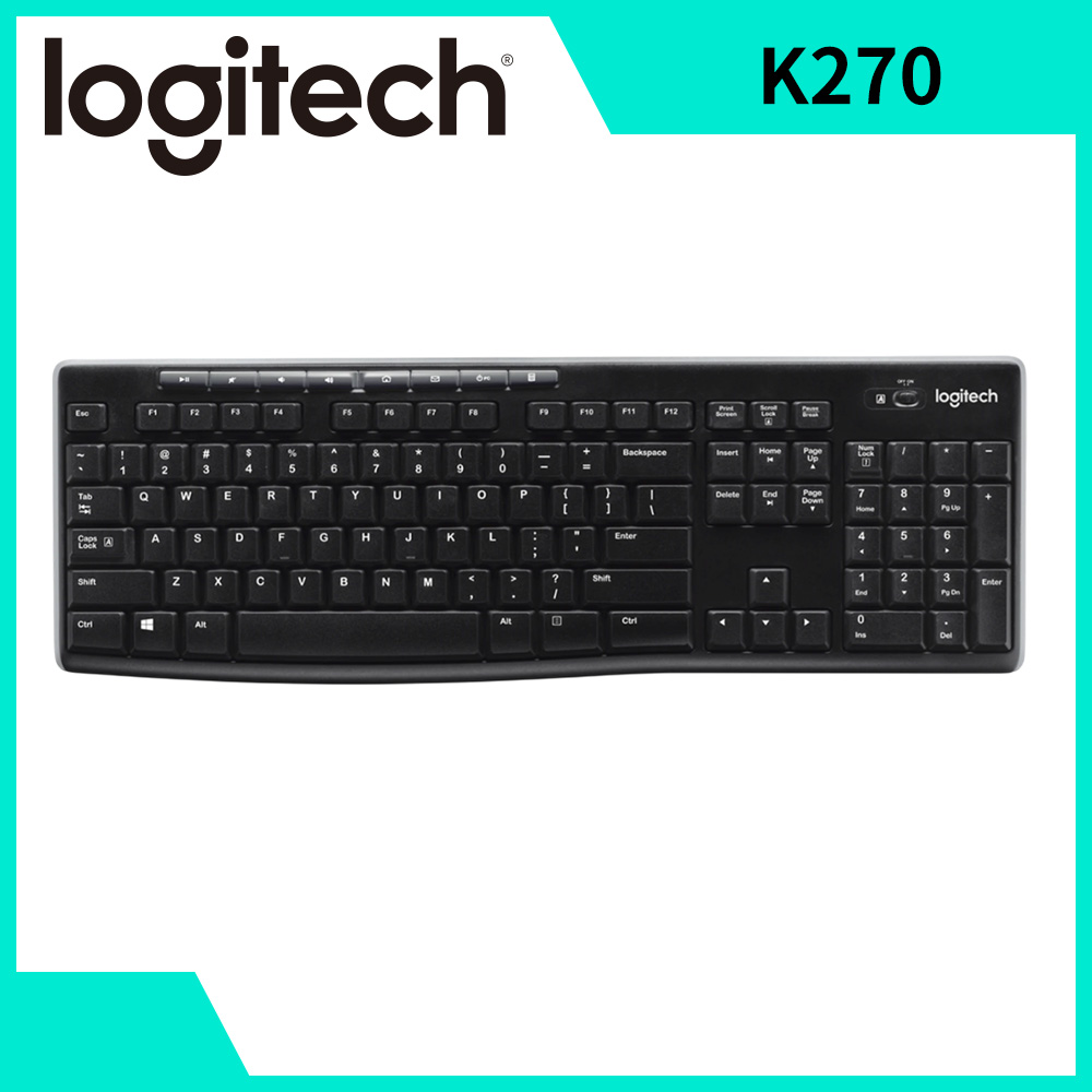 羅技 Logitech K270 無線鍵盤