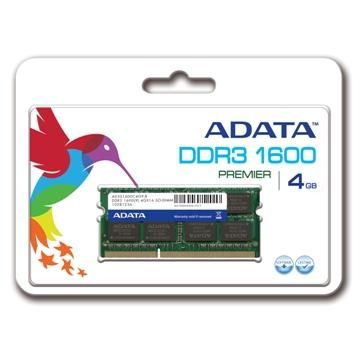 威剛 SO-DIMM DDR3-1600/4GB(Premier系列)(AD3S1600C4G11-R)
