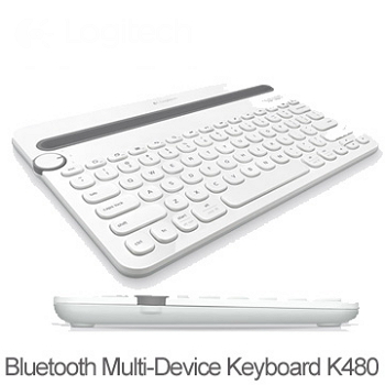 羅技 K480 多功能藍牙鍵盤-白(920-006379)