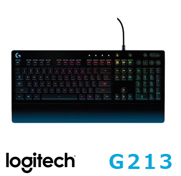 羅技 Logitech G213 PRODIGY RGB 遊戲鍵盤(920-008098)