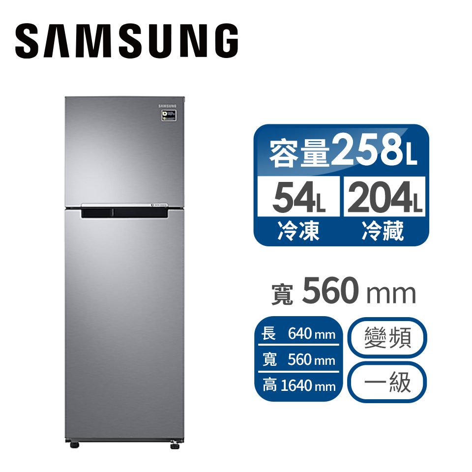 三星 SAMSUNG 258公升 極簡雙門變頻冰箱