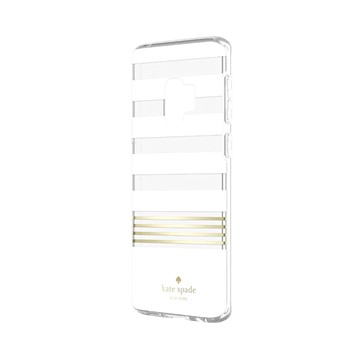 SAMSUNG S9+ Kate Spade 黑白條紋硬殼背蓋