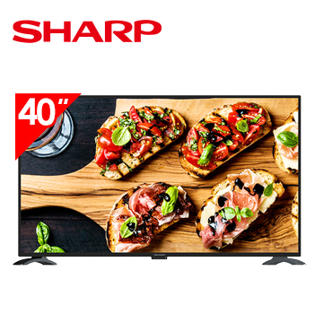 夏普SHARP 40型 FHD 智慧聯網顯示器+視訊盒