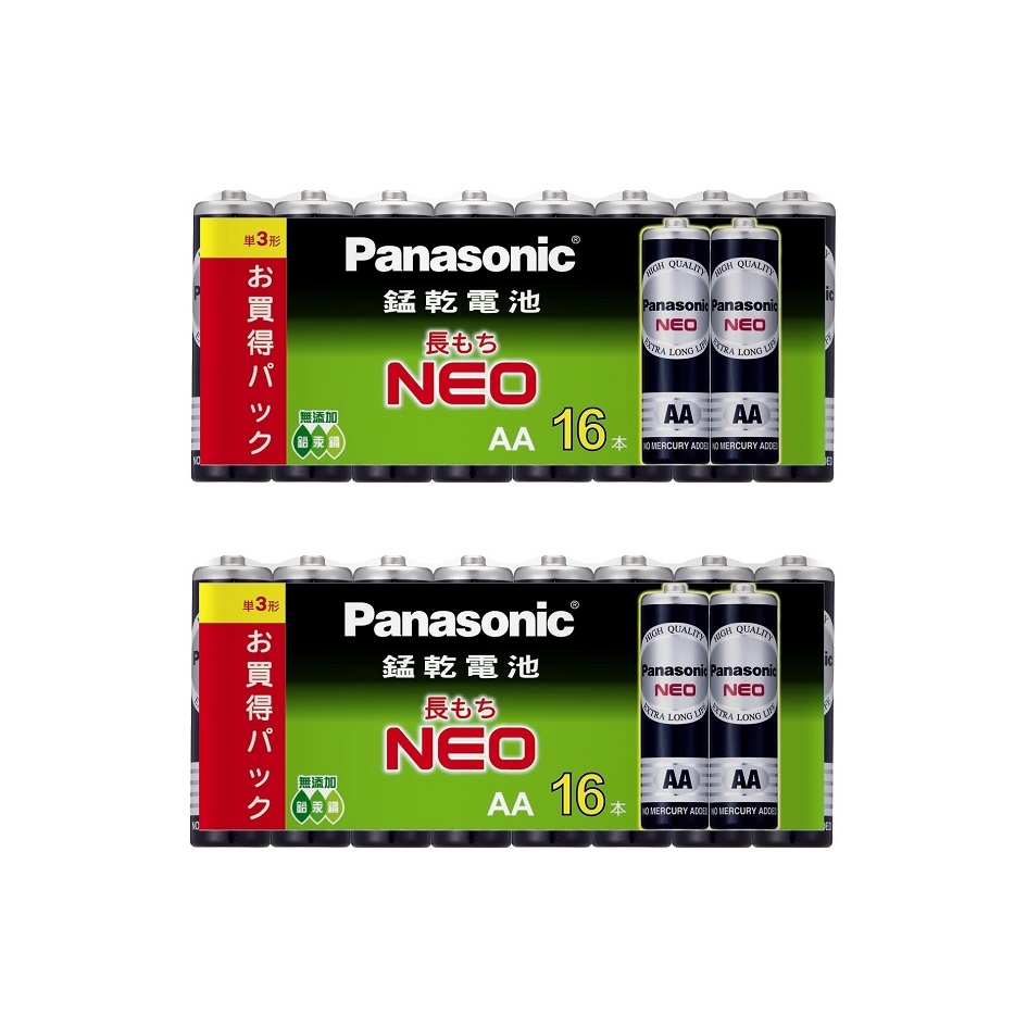 2入特惠組 | 國際牌Panasonic 錳乾電池3號16顆