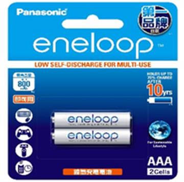 國際牌Panasonic eneloop充電電池4號2入
