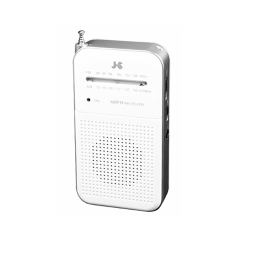 JS 收音機(白色)