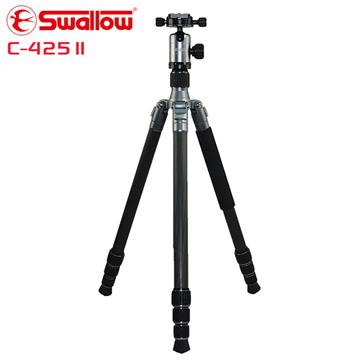 SWALLOW 碳纖四節反折式腳架(附攝影雲台)