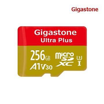 Gigastone立達 MicroSD V30 256G記憶卡(含轉卡)