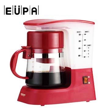 (展示品) EUPA 美式5人份咖啡機 - 紅