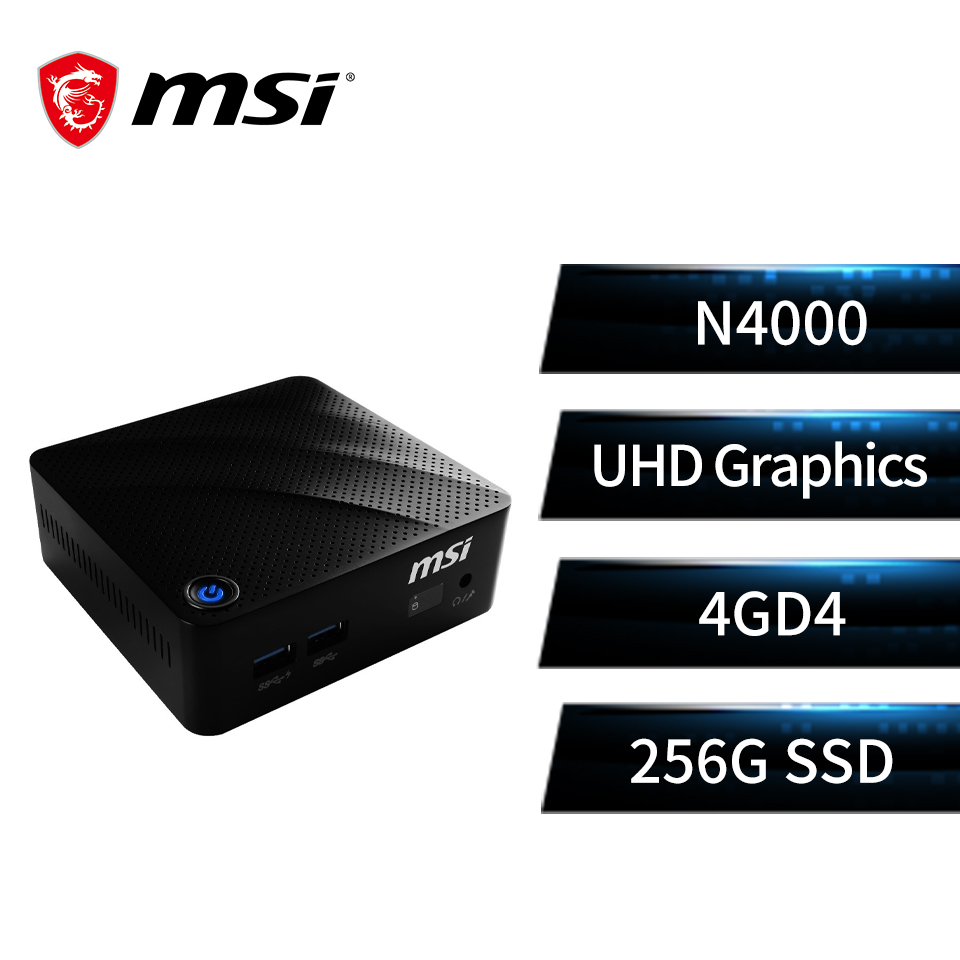 微星msi Cubi N 8gl 060xtw 迷你主機 N4000 4g 256g W10 Cubi N 8gl 060xtw 燦坤線上購物 燦坤實體守護