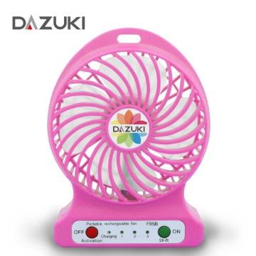DAZUKI 隨身雙風扇 粉