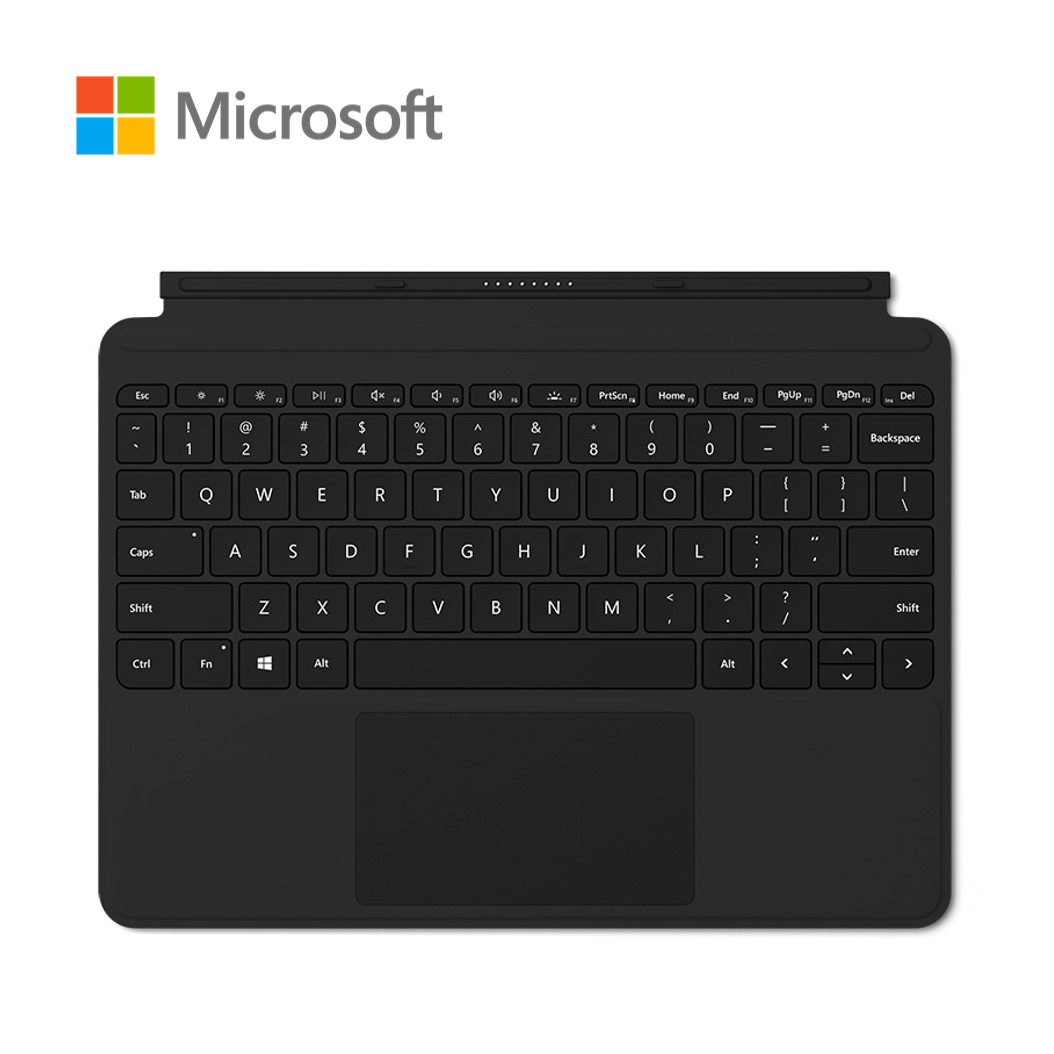 (福利品) 微軟 Surface GO 實體鍵盤保護蓋(黑)