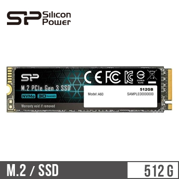 SP廣穎 512GB M.2 PCIe固態硬碟