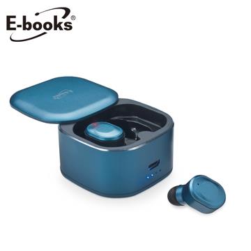 E-books SS20 真無線高階款藍牙5.0耳機 藍