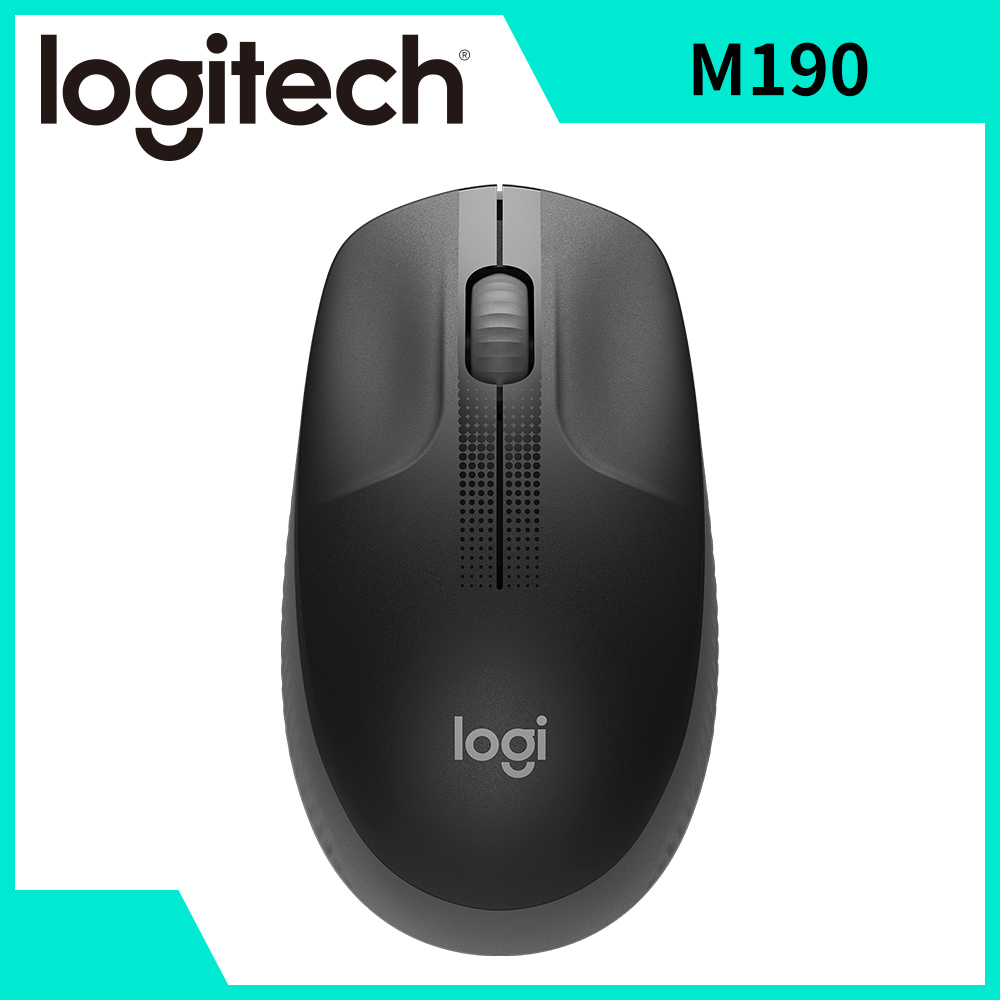 羅技 Logitech M190 無線滑鼠 黑
