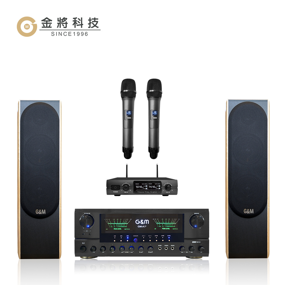 【金將科技】GMA1+U232+J75(擴大機+無線麥克風+喇叭)