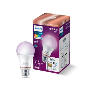 飛利浦Philips WiZ連網7.5W LED全彩燈泡