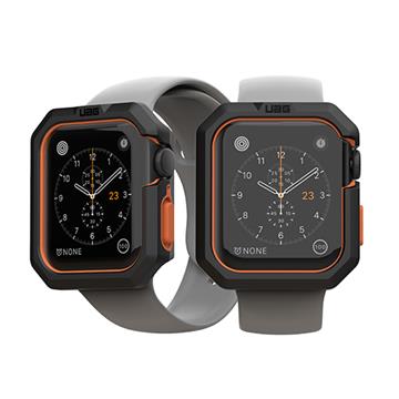 UAG Apple Watch 44mm 耐衝擊簡約保護殼-黑