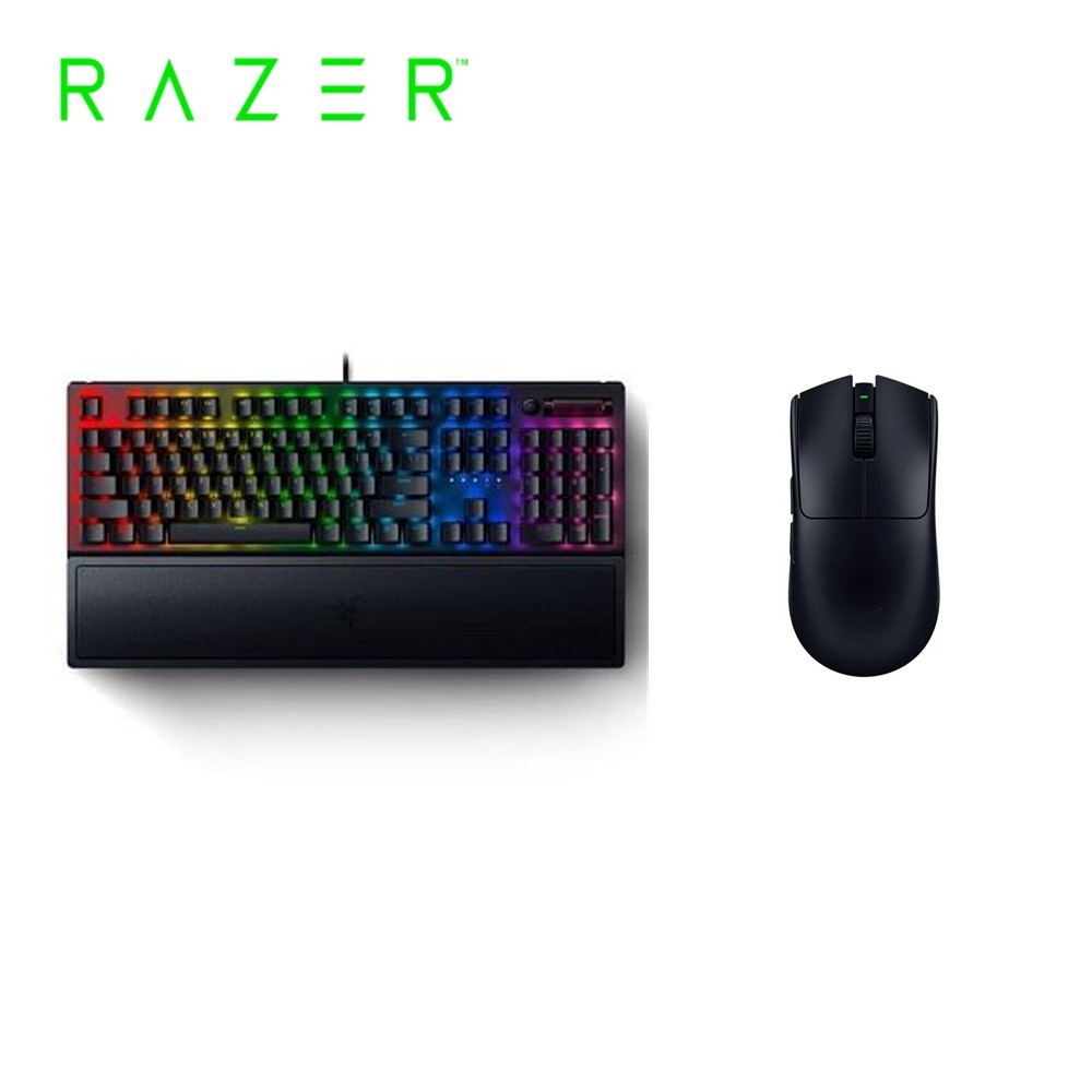 雷蛇 Razer BlackWidow V3 黑寡婦 V3 機械電競鍵盤 (綠軸/中文) + Viper V3 Pro SE無線滑鼠