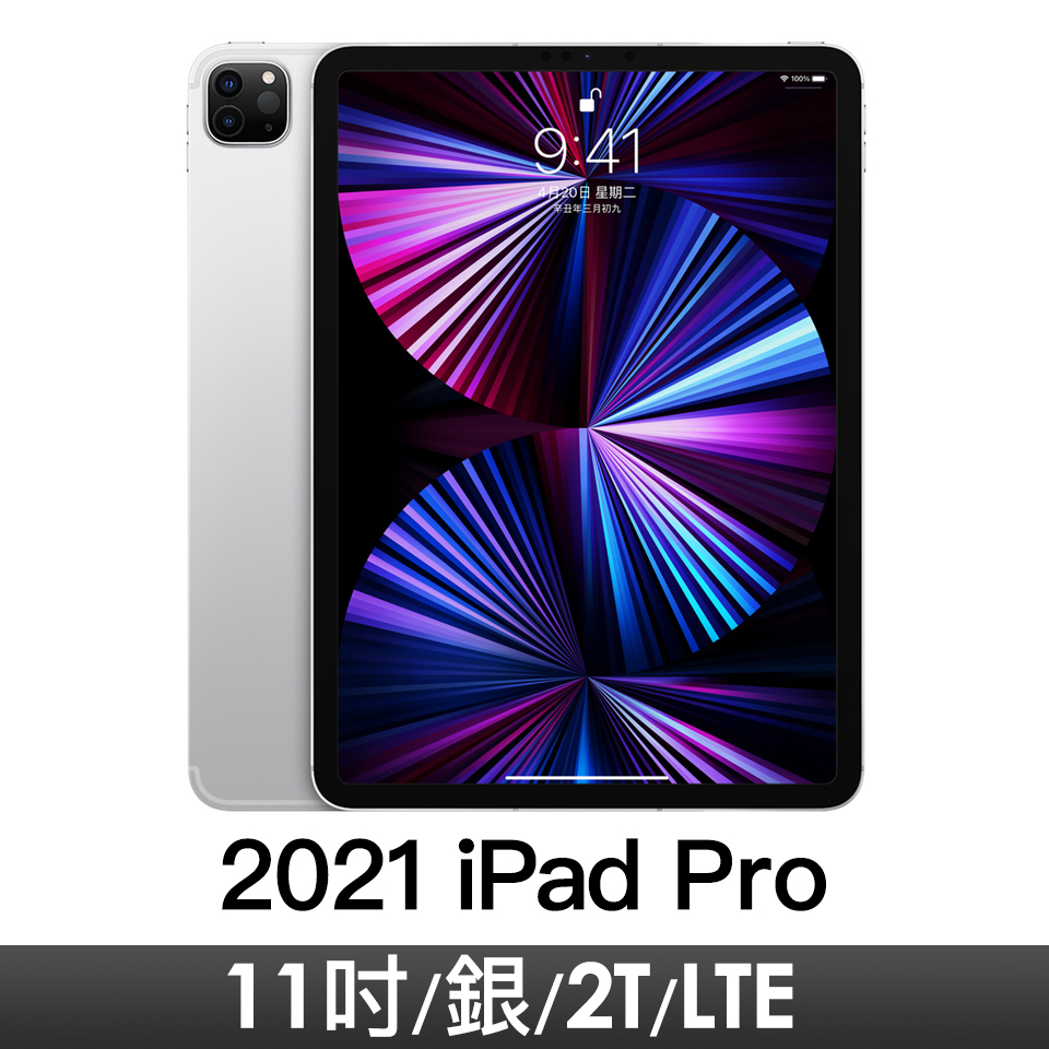 iPad Pro 11" Wi-Fi+LTE 2TB 銀色