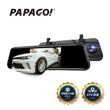【拆封品】PAPAGO FX760Z GPS測速後視鏡行車紀錄器