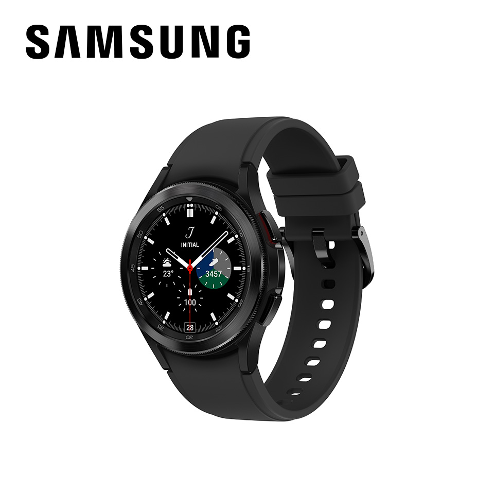 SAMSUNG Galaxy Watch4 Classic 42mm 幻影黑 4G ｜可偵測心率.血壓.血氧