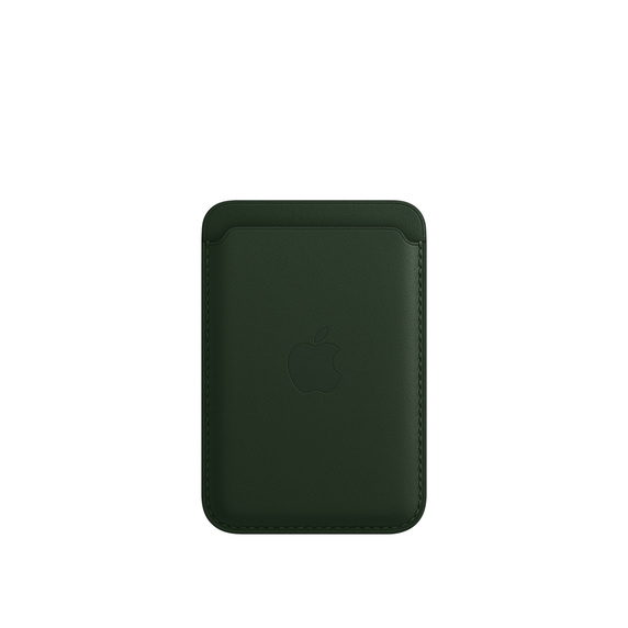 iPhone MagSafe 皮革卡套 衫綠色