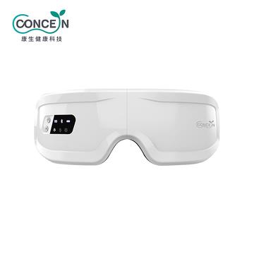康生 睛舒適微震熱感眼部按摩器 白