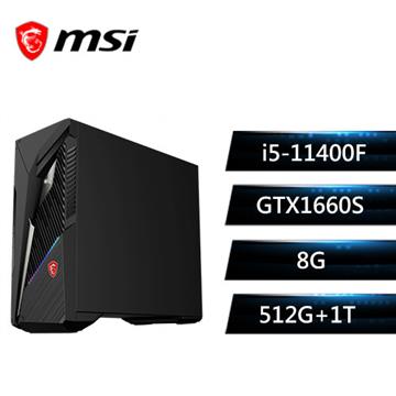 微星 MSI Infinite S3 電競桌機(i5-11400F/8G/512G+1T/GTX1660S/W10)