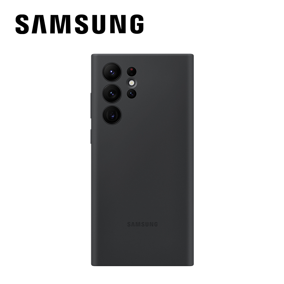 SAMSUNG Galaxy S22 Ultra 矽膠薄型背蓋黑