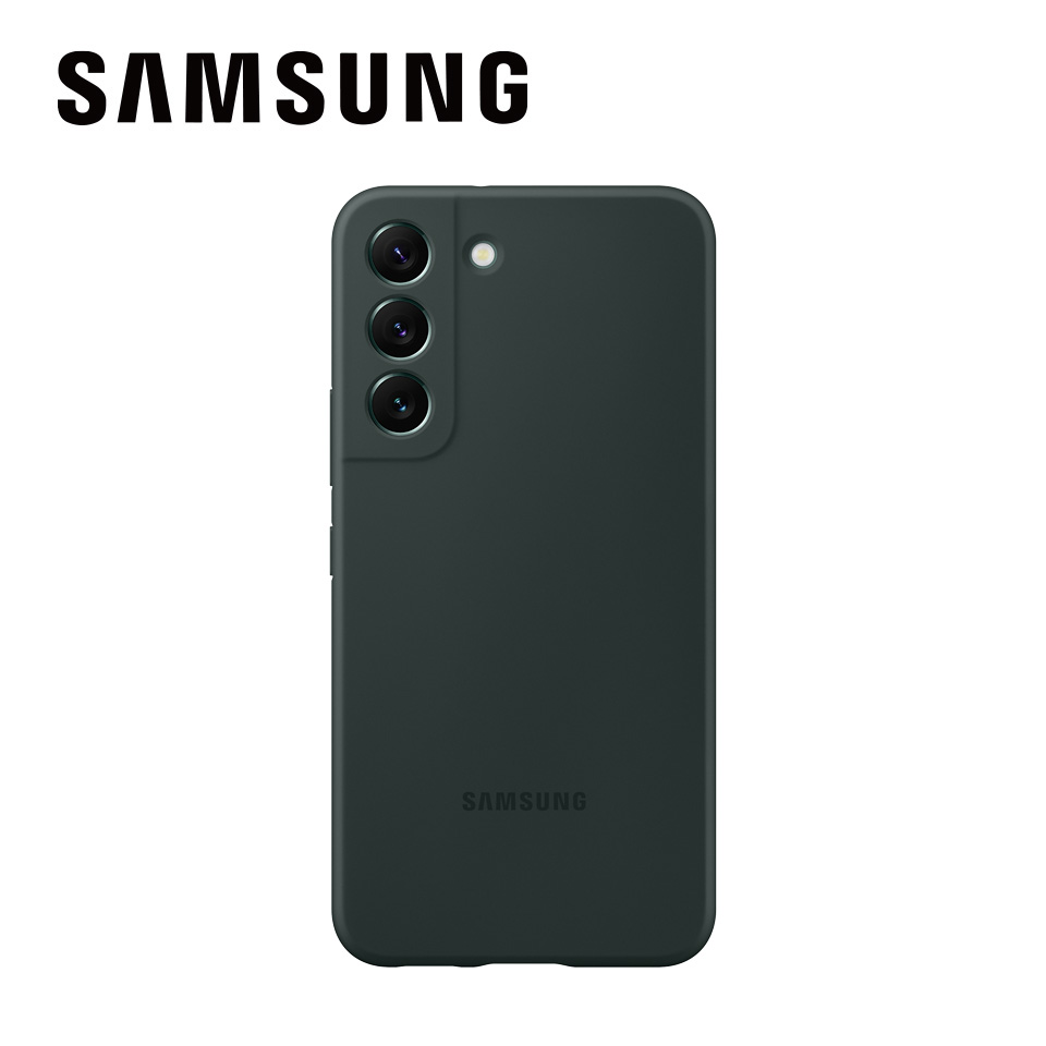SAMSUNG Galaxy S22 矽膠薄型背蓋綠