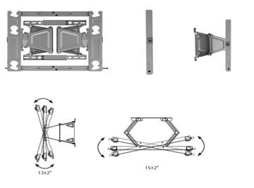 贈品-LG OLED電視專用壁掛架(OLW480B)