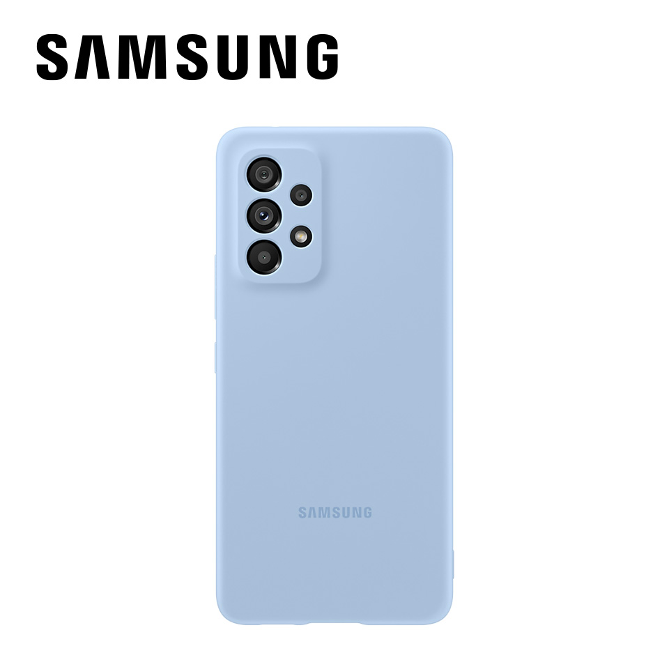 SAMSUNG A53 5G 矽膠薄型背蓋冰峰藍