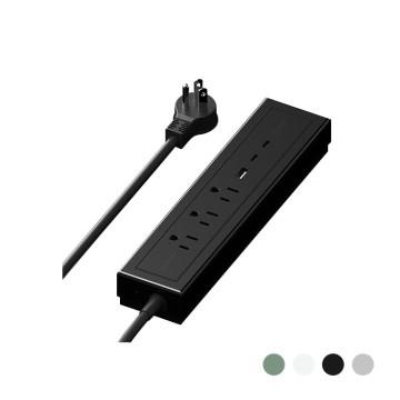 Innfact 氮化鎵3座3孔73W PD快充延長線-2M