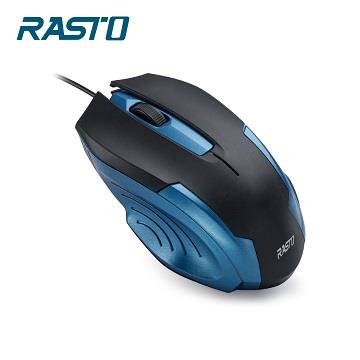 RASTO RM22蒼穹藍電競有線滑鼠