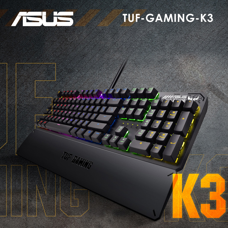 華碩 ROG-TUF-GAMING-K3 電競鍵盤