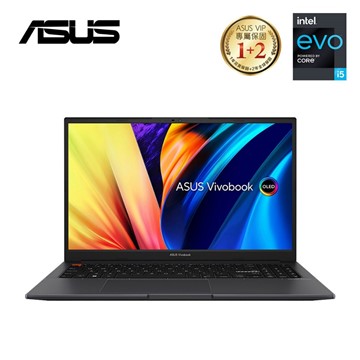 (福利品)華碩 ASUS Vivobook S OLED 筆記型電腦 15.6" (i5-12500H/16GB/512GB/Iris Xe/W11/EVO認證) 搖滾黑