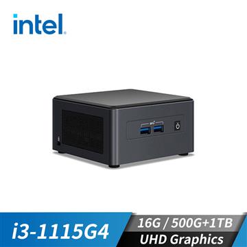 Intel 迷你電腦(i3-1115G4/16G/500G+1T/UHD)-特仕版