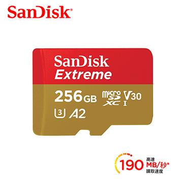 SanDisk Extreme MicroSD A2 256G記憶卡