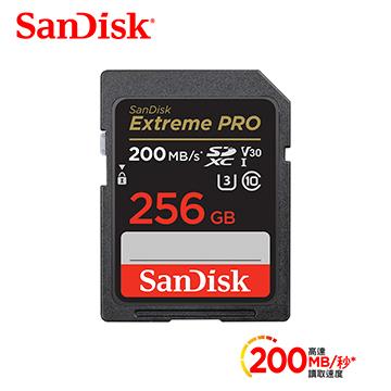 SanDisk ExtremePro SD 256G V30 記憶卡