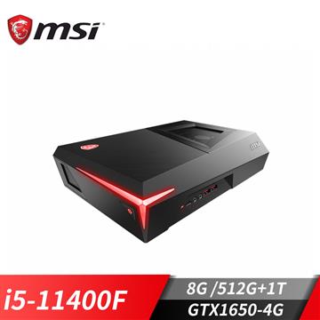 微星 MSI Trident 3 電競桌機(i5-11400F/8G/512G+1T/GTX1650/W11)