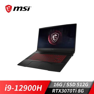 微星 MSI Pulse GL76 電競筆電 17.3"(i9-12900H/16G/512G/RTX3070Ti/W11)黑
