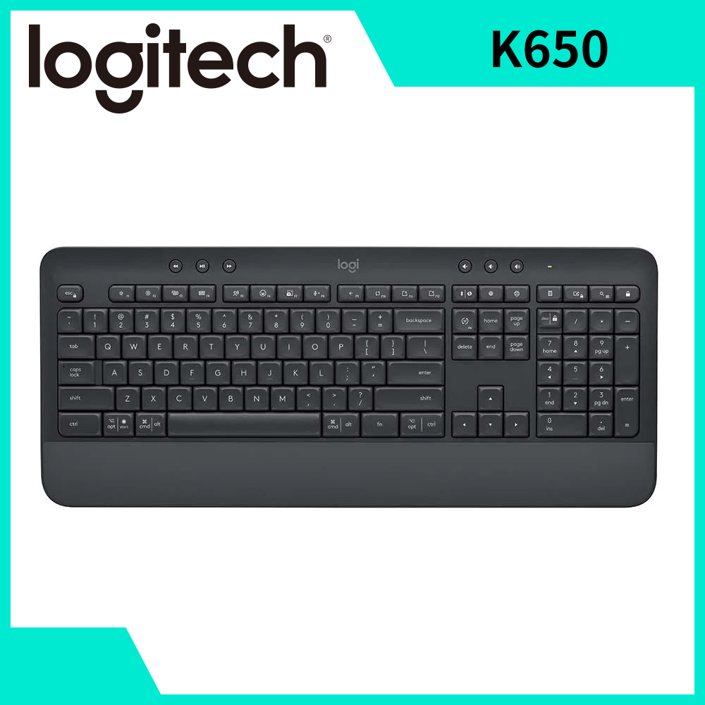 羅技 Logitech  Signature K650無線鍵盤-黑
