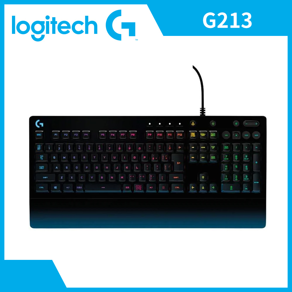 羅技 G213 PRODIGY RGB遊戲鍵盤