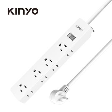 KINYO 1切8座3孔三向出線延長線-1.8M
