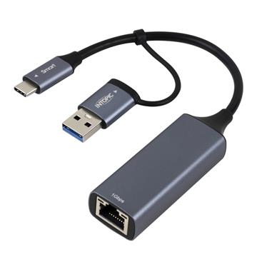INTOPIC USB3.2 高速Gigabit乙太網路轉接器