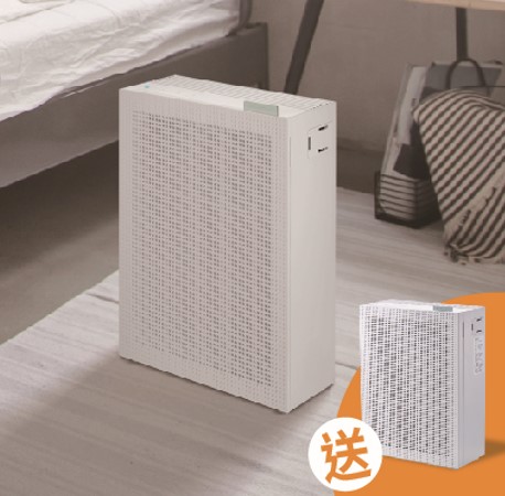 買一送一組｜Coway 綠淨力玩美雙禦空氣清淨機(白) AP-1019C
